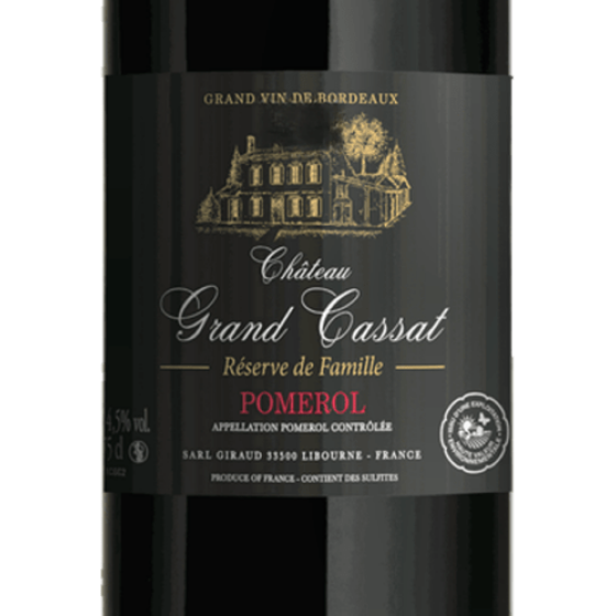 Château Grand Cassat Réserve de Famille Pomerol | Vivino English
